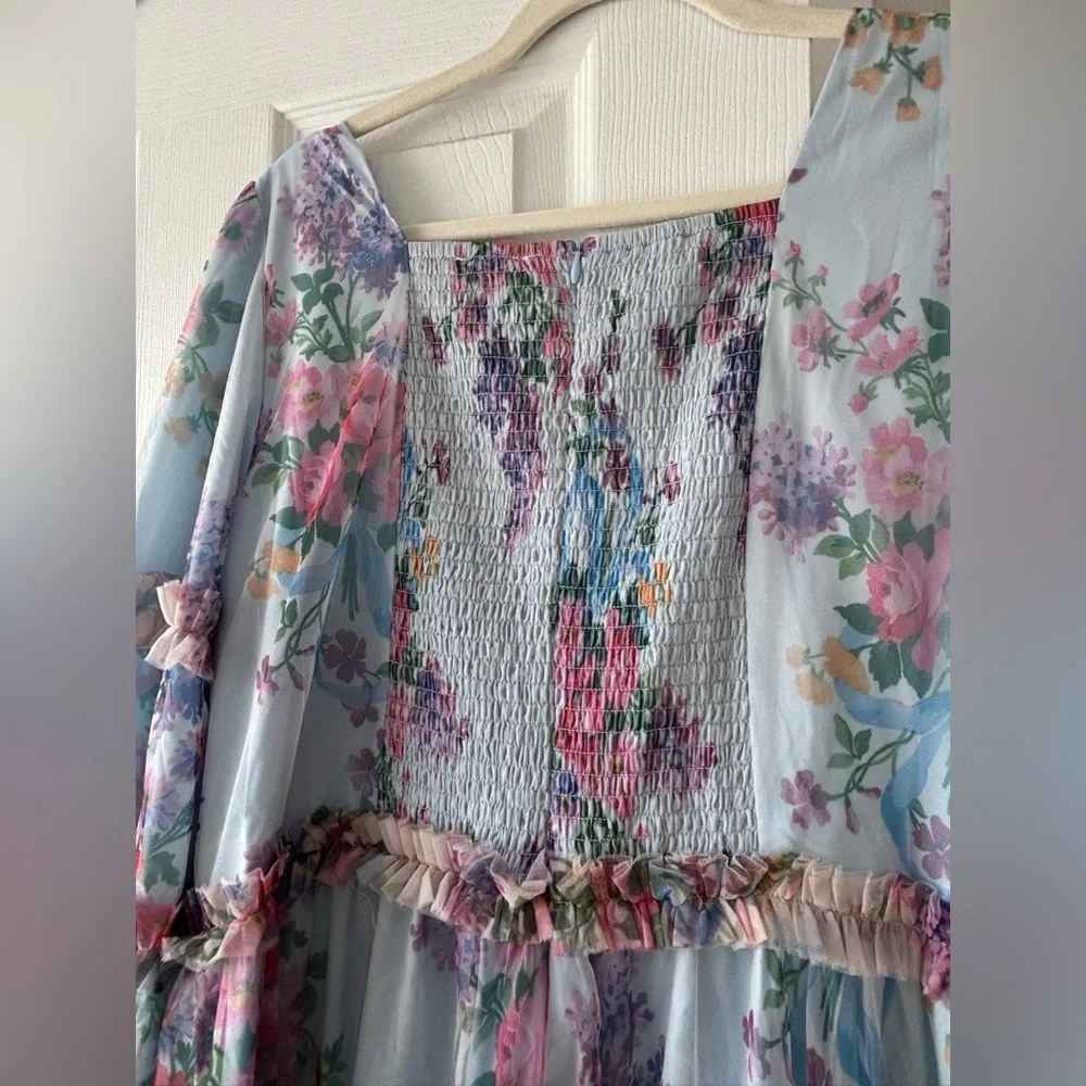 Ivy City Co. Catherine Dress Blue - Picture 4 of 7